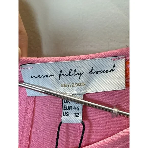 Never Fully Dressed Women's NFDAS534 Size 12 Pink Limoncello Maxi Dress NWT - Picture 9 of 12